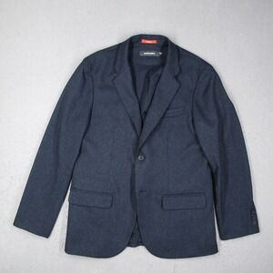 Bluffworks Classic Blazer Mens 42R Navy Blue Travel Sport Coat BW310 Washable